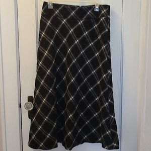 Talbots plaid skirt